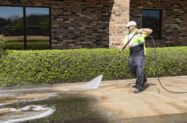 commercial concrete cleaning in union city